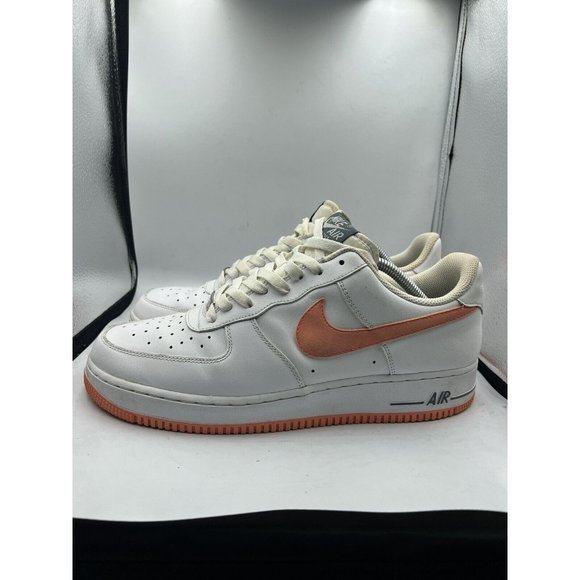 Nike AF1 Air Force One White Atomic Red 488298 131 Size 10.5 - Picture 1 of 7